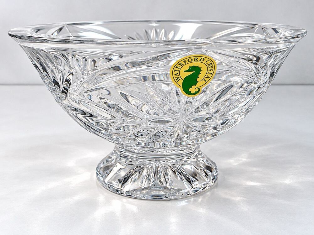 Waterford Tracy 6.5” Lead Crystal Footed Bowl 1057361 NEW IN BOX Slovenia